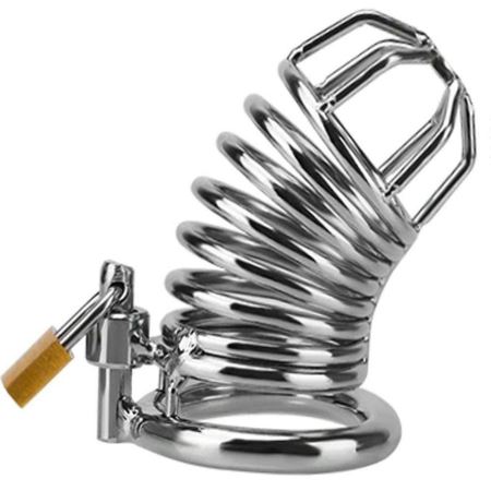 Sexual World Master Male Chastity Blueline Metal Penis Kilidi 45 mm