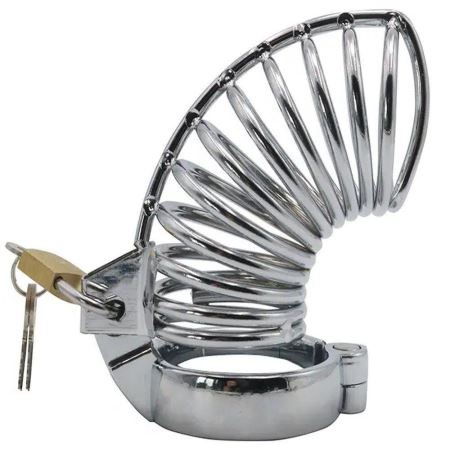 Sexual World Master Male Chastity Metal Prisoner Cock Cage Penis Kilidi 45 mm