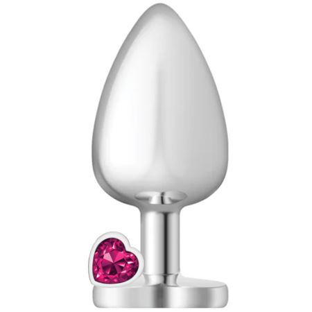 Sexual World My Heart Jewellery Kalpli Metal Anal Plug Large-Pink