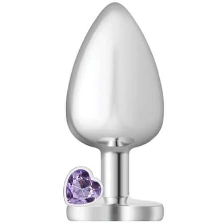 Sexual World My Heart Jewellery Kalpli Metal Anal Plug Medium-Purple