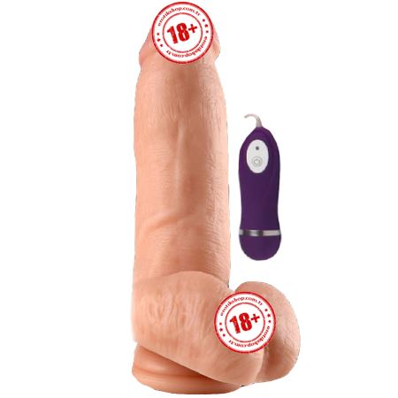 Shequ Read Eagle 10 Modlu Realistik Titreşimli Penis 16 cm