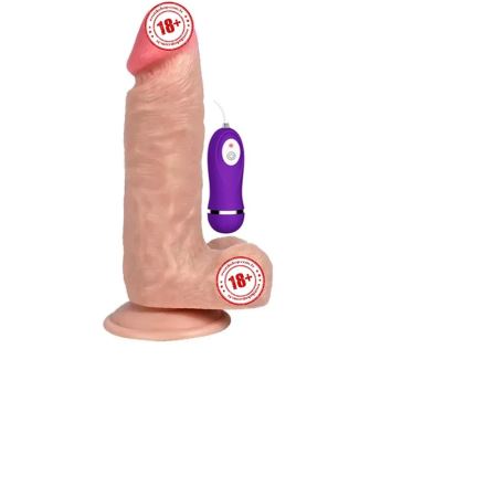 Shequ Vibrating Dildo Dragon 17.5 cm  Titreşimli Realistik Penis 