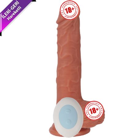 Shequ William Telescopic Dildo İleri Geri Hareketli Realistik Penis SQ-T10014