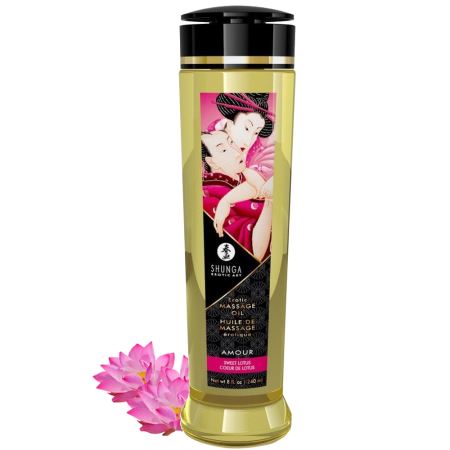 Shunga Erotic Massage Oil 240 Ml Lotus Aromalı Masaj Yağı