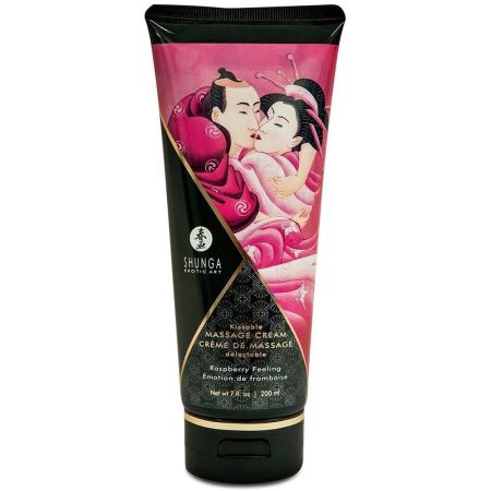 Shunga Kissable Massage Cream Raspberry Fruits 200 Ml Meyveli Kayganlaştırıcı Jel