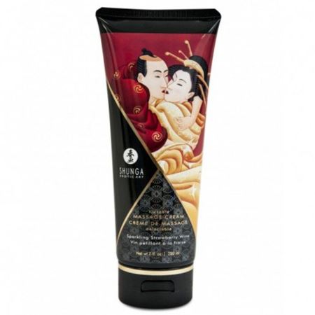 Shunga Kissable Massage Cream Strawberry Fruits 200 Ml Meyveli Kayganlaştırıcı Jel