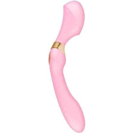 Shunga Zoa İntimate Massager Vibrator Masaj Wand-Pink