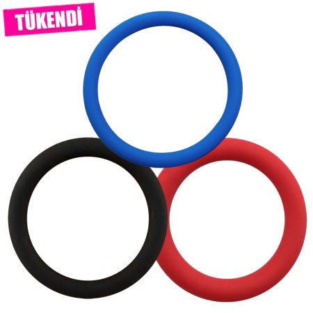 ToyJoy For Fun Triple C-Ring 3`lü Penis Halkası Seti