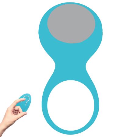 ToyJoy Tickle Brush C-Ring Uzaktan Kumanda Şarjlı Penis Halkası