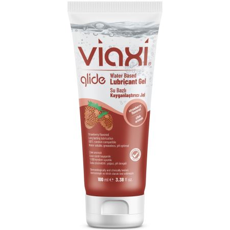 Viaxi Glide Çilek Aromalı Kayganlaştırıcı Jel 100 ml