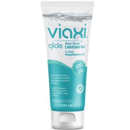  Viaxi Glide Su Bazlı Natural Kayganlaştırıcı Jel 200 ml