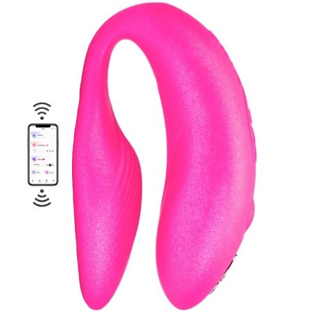 We-Vibe Chorus Çiftlere Özel Telefon Kontrollü Partner Vibratör-Cosmic Pink